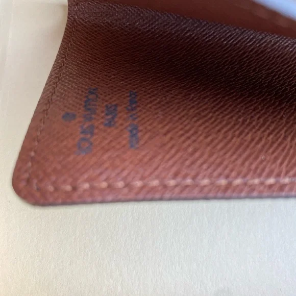 LOUIS VUITTON VINTAGE MONOGRAM PORTE CARTES BU0054 - Picture 5 of 8